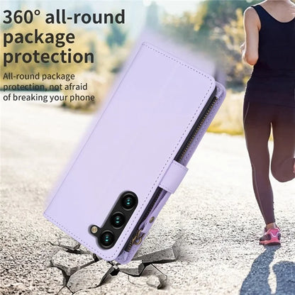 BF Style-19 for Samsung Galaxy S24+ Case Slim PU Leather Stand Phone Cover Wallet