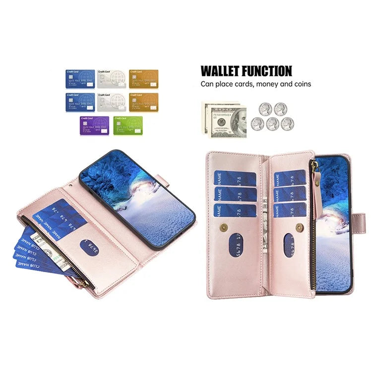 BF Style-19 for Samsung Galaxy S24+ Case Slim PU Leather Stand Phone Cover Wallet
