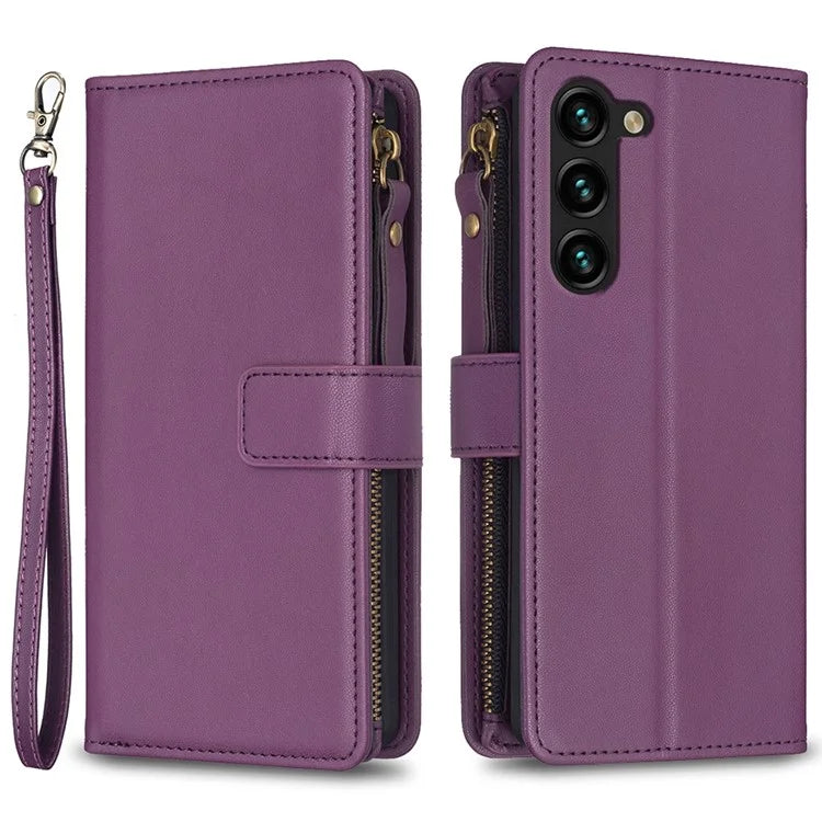 BF Style-19 for Samsung Galaxy S24+ Case Slim PU Leather Stand Phone Cover Wallet