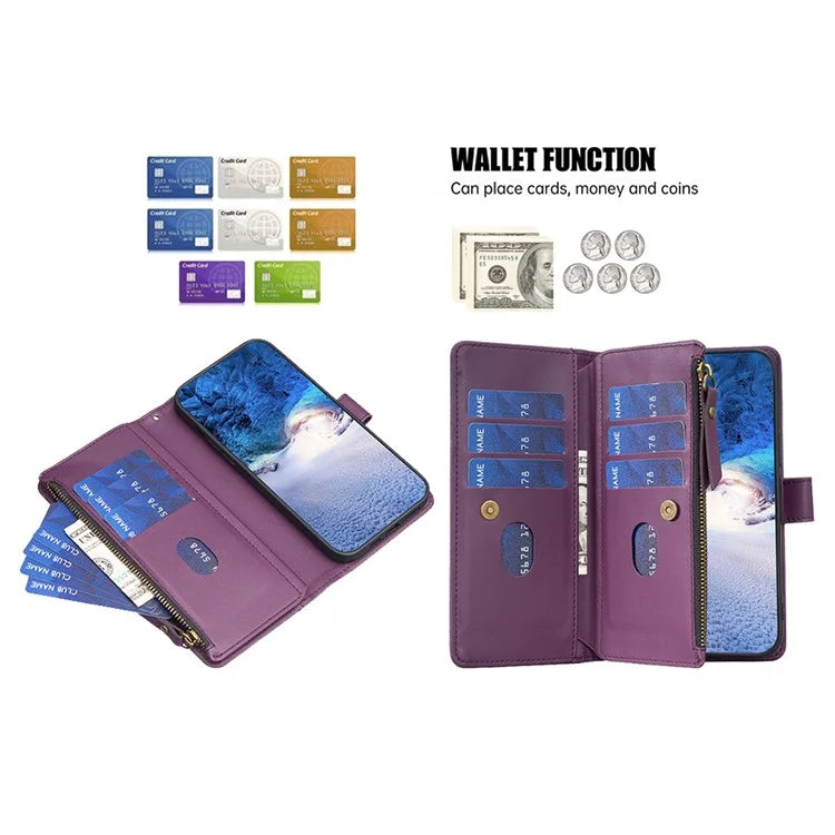 BF Style-19 for Samsung Galaxy S24+ Case Slim PU Leather Stand Phone Cover Wallet