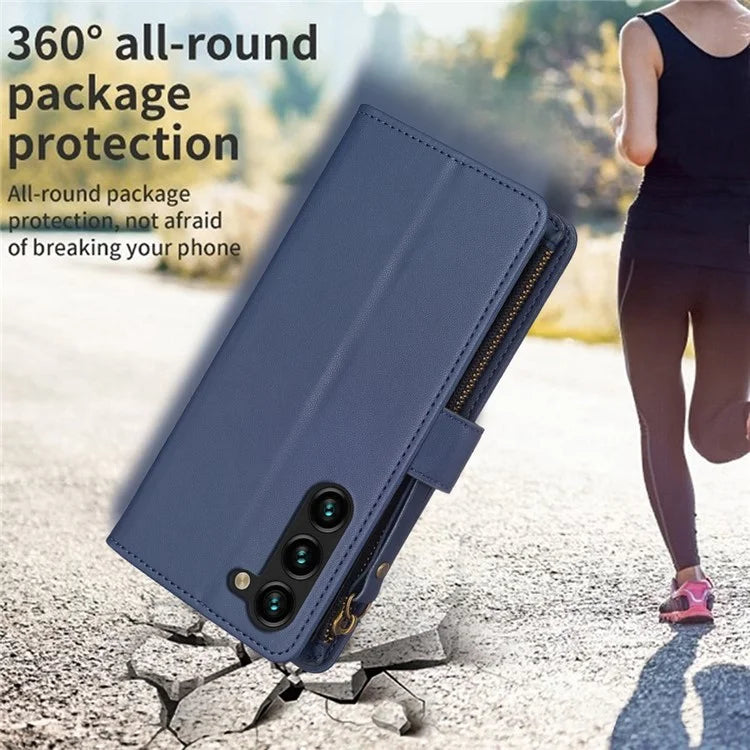 BF Style-19 for Samsung Galaxy S24+ Case Slim PU Leather Stand Phone Cover Wallet
