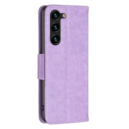 For Samsung Galaxy S24+ Case Butterfly Imprinted PU Leather Wallet Cover