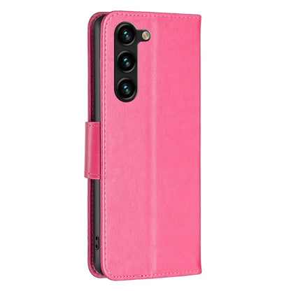 For Samsung Galaxy S24+ Case Butterfly Imprinted PU Leather Wallet Cover