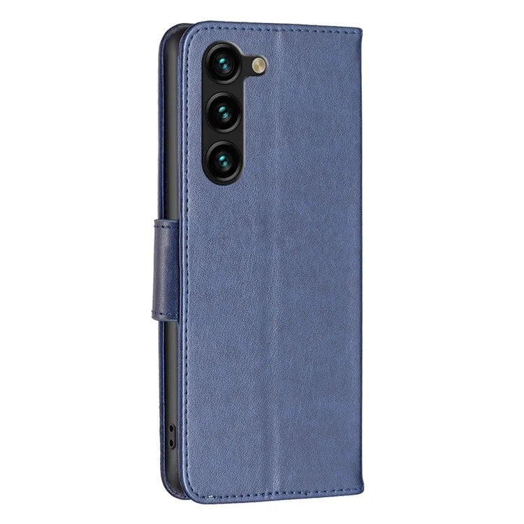 For Samsung Galaxy S24+ Case Butterfly Imprinted PU Leather Wallet Cover