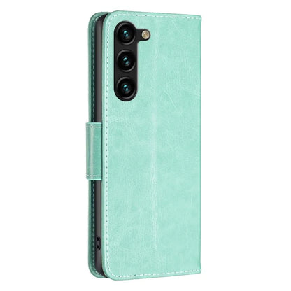 For Samsung Galaxy S24+ Case Butterfly Imprinted PU Leather Wallet Cover