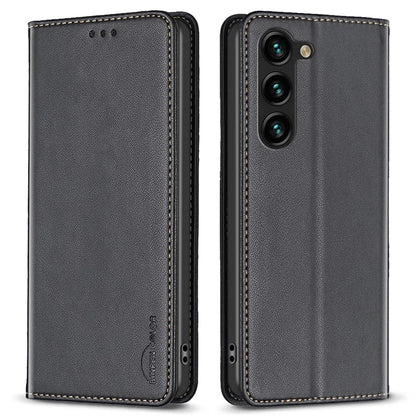 BINFEN COLOR BF18 For Samsung Galaxy S24+ Case Card Holder Magnetic Cell Phone Cover
