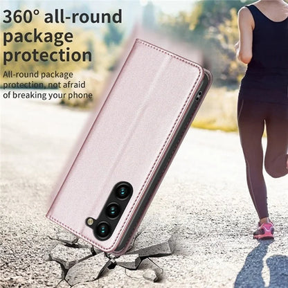 BINFEN COLOR BF18 For Samsung Galaxy S24+ Case Card Holder Magnetic Cell Phone Cover