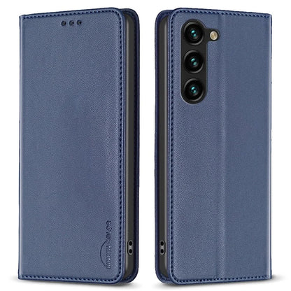 BINFEN COLOR BF18 For Samsung Galaxy S24+ Case Card Holder Magnetic Cell Phone Cover