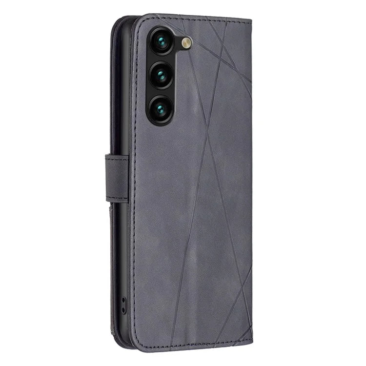 BINFEN COLOR BF05 For Samsung Galaxy S24+ Case Flip Phone Cover PU Leather Folio Phone Shell