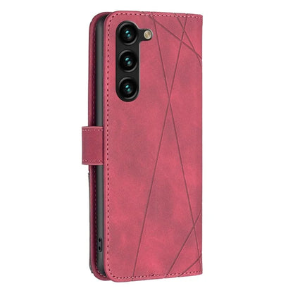 BINFEN COLOR BF05 For Samsung Galaxy S24+ Case Flip Phone Cover PU Leather Folio Phone Shell