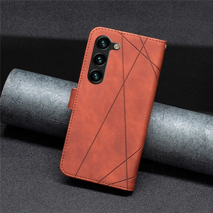 BINFEN COLOR BF05 For Samsung Galaxy S24+ Case Flip Phone Cover PU Leather Folio Phone Shell