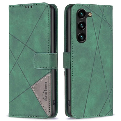 BINFEN COLOR BF05 For Samsung Galaxy S24+ Case Flip Phone Cover PU Leather Folio Phone Shell