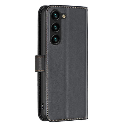 BINFEN COLOR BF17 For Samsung Galaxy S24+ Dustproof PU Leather Case Stand Phone Cover