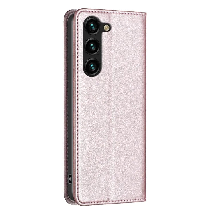 BINFEN COLOR BF18 For Samsung Galaxy S24 Case Card Holder PU Leather Cell Phone Cover