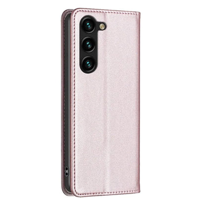 BINFEN COLOR BF18 For Samsung Galaxy S24 Case Card Holder PU Leather Cell Phone Cover