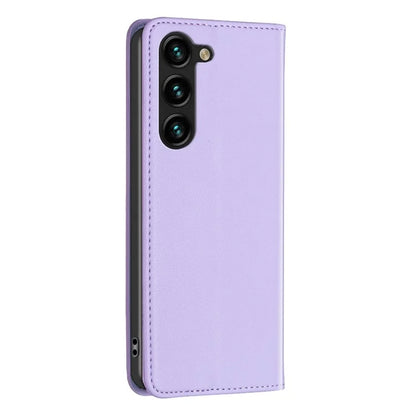 BINFEN COLOR BF18 For Samsung Galaxy S24 Case Card Holder PU Leather Cell Phone Cover