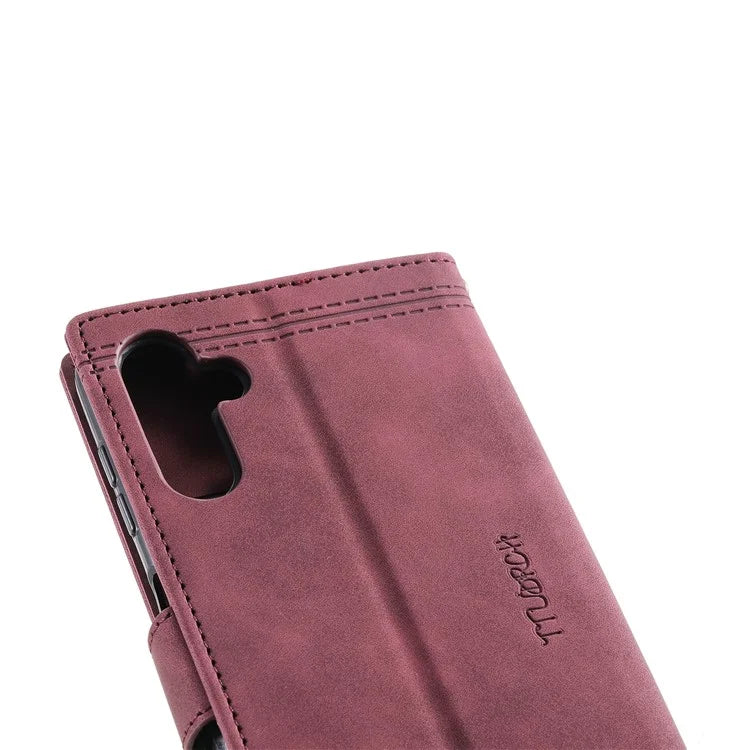 TTUDRCH Style 004 for Samsung Galaxy S24 Leather Case RFID Blocking Splicing Wallet Cover
