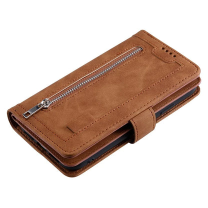 For Samsung Galaxy S24 Case Wallet Phone Stand Cover with 9 Card Slots