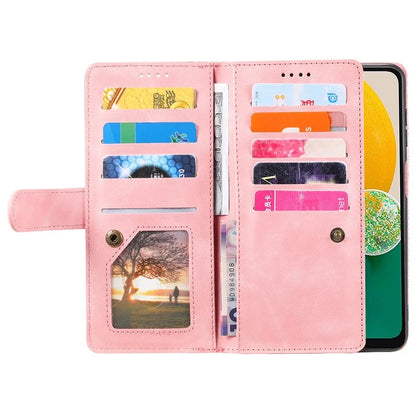 For Samsung Galaxy S24 Case Wallet Phone Stand Cover with 9 Card Slots