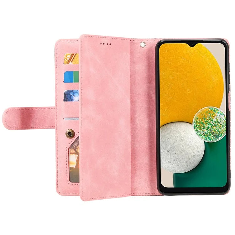For Samsung Galaxy S24 Case Wallet Phone Stand Cover with 9 Card Slots