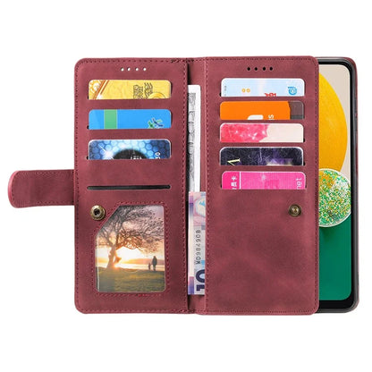 For Samsung Galaxy S24 Case Wallet Phone Stand Cover with 9 Card Slots