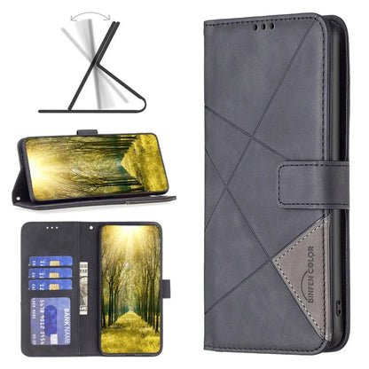 BINFEN COLOR BF05 PU Leather Phone Shell for Samsung Galaxy S24 Case Wallet Cell Phone Cover
