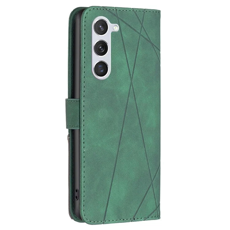 BINFEN COLOR BF05 PU Leather Phone Shell for Samsung Galaxy S24 Case Wallet Cell Phone Cover