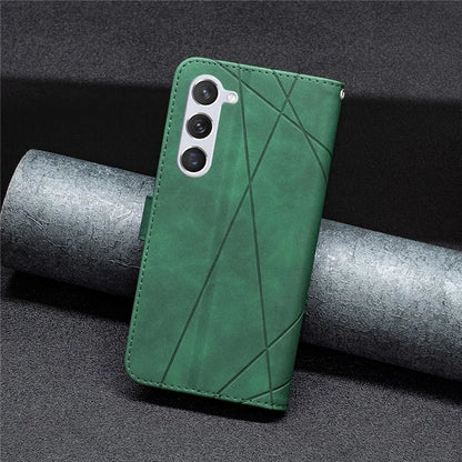 BINFEN COLOR BF05 PU Leather Phone Shell for Samsung Galaxy S24 Case Wallet Cell Phone Cover