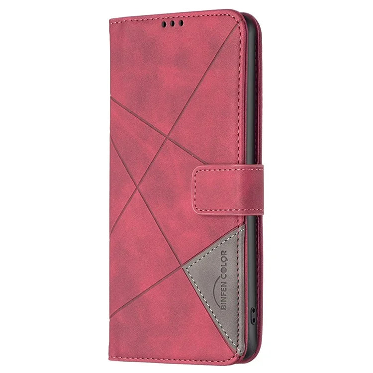 BINFEN COLOR BF05 PU Leather Phone Shell for Samsung Galaxy S24 Case Wallet Cell Phone Cover