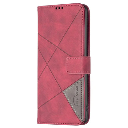 BINFEN COLOR BF05 PU Leather Phone Shell for Samsung Galaxy S24 Case Wallet Cell Phone Cover