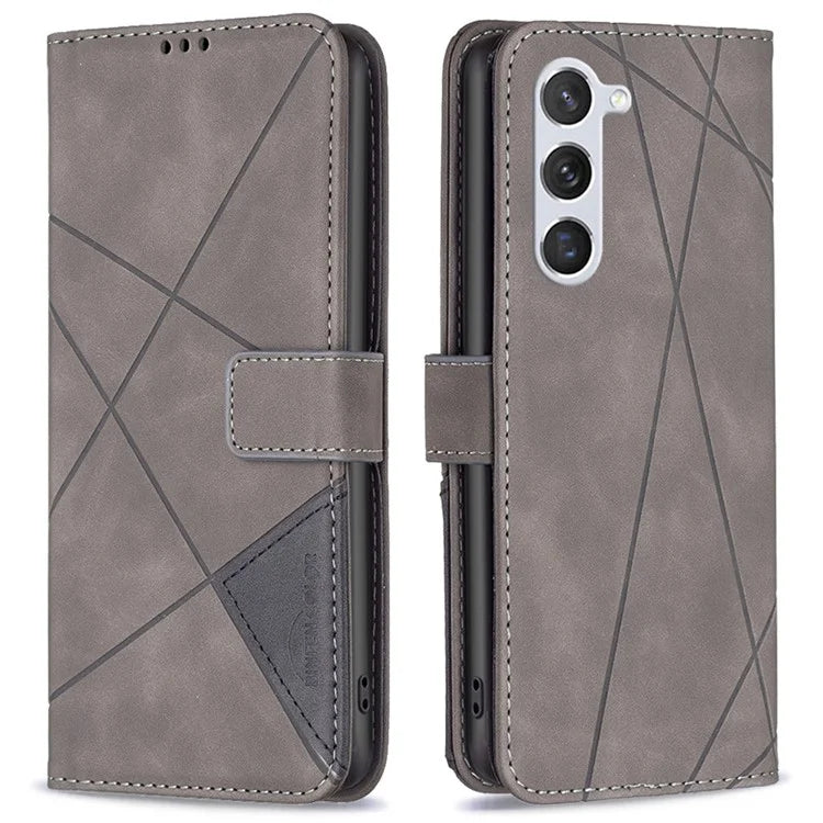 BINFEN COLOR BF05 PU Leather Phone Shell for Samsung Galaxy S24 Case Wallet Cell Phone Cover