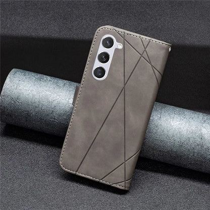 BINFEN COLOR BF05 PU Leather Phone Shell for Samsung Galaxy S24 Case Wallet Cell Phone Cover