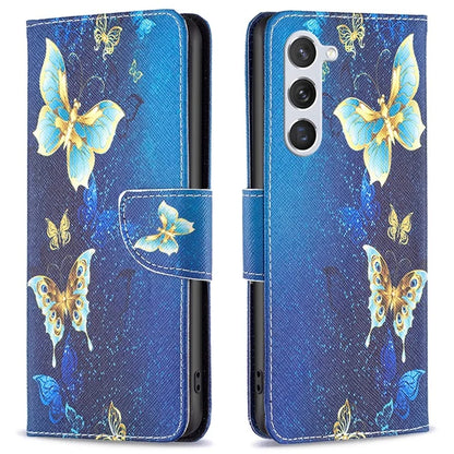 For Samsung Galaxy S24 Case Pattern Printing Phone Wallet Cover