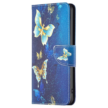 For Samsung Galaxy S24 Case Pattern Printing Phone Wallet Cover