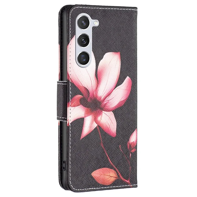 For Samsung Galaxy S24 Case Pattern Printing Phone Wallet Cover
