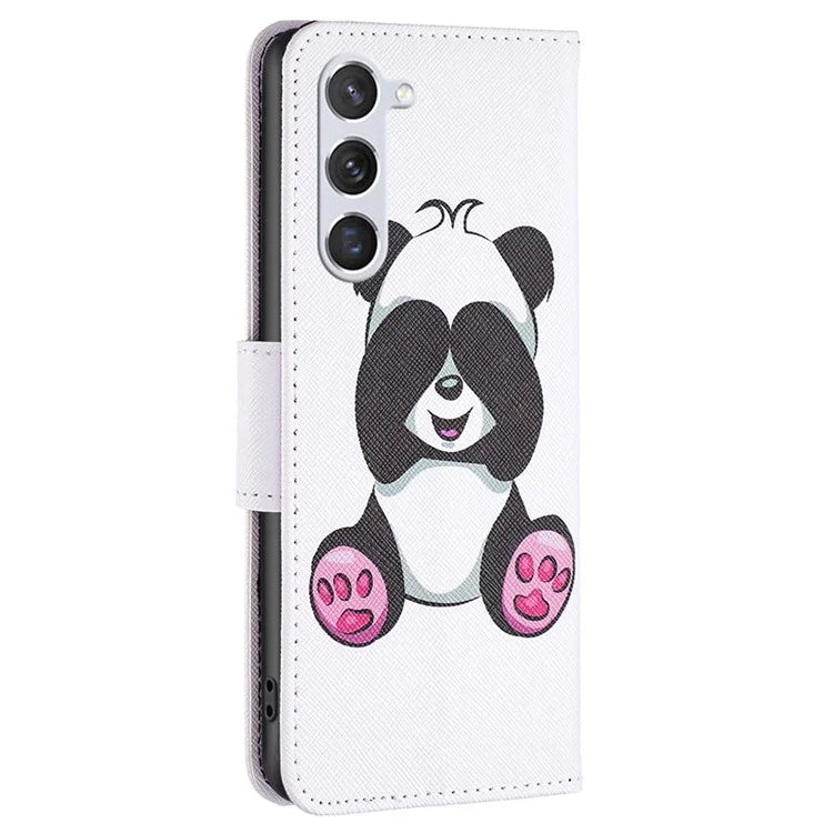 For Samsung Galaxy S24 Case Pattern Printing Phone Wallet Cover