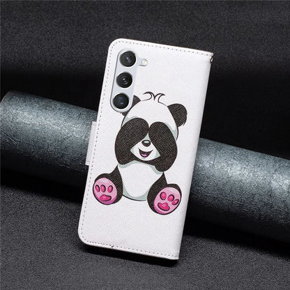 For Samsung Galaxy S24 Case Pattern Printing Phone Wallet Cover