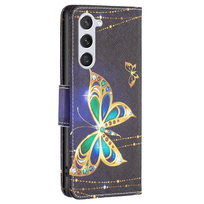 For Samsung Galaxy S24 Case Pattern Printing Phone Wallet Cover