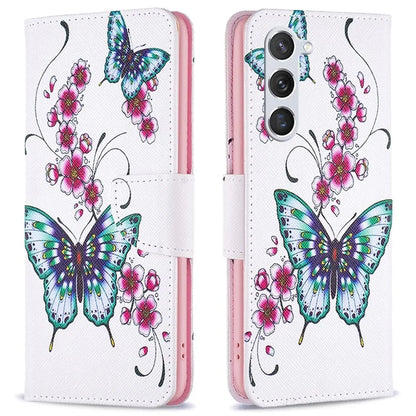 For Samsung Galaxy S24 Case Pattern Printing Phone Wallet Cover