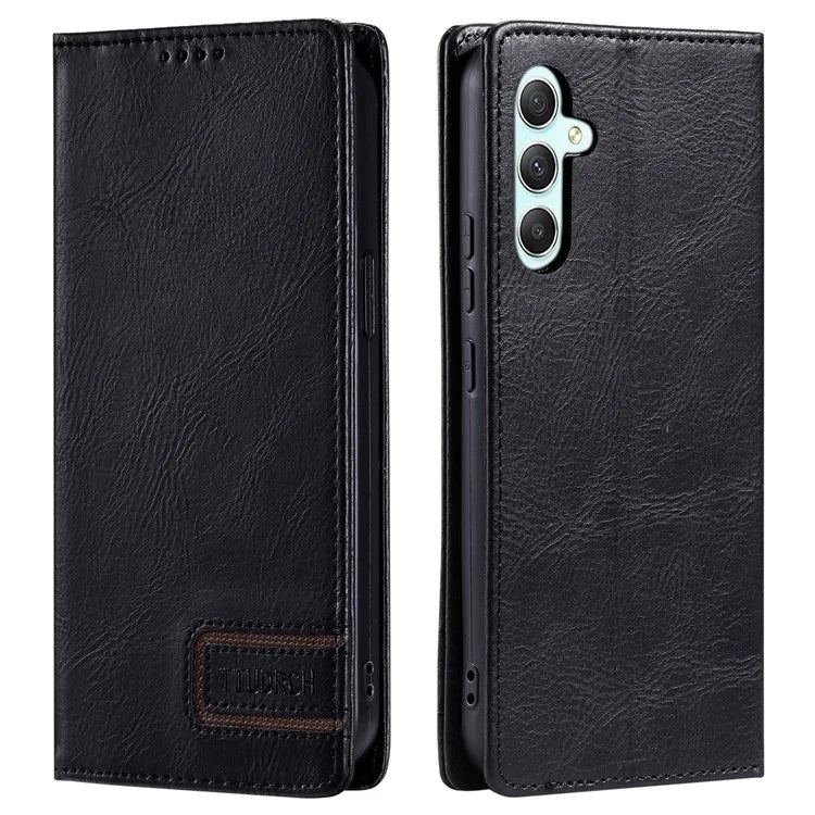 TTUDRCH Style 007 For Samsung Galaxy S24+ Case PU Leather RFID Blocking Phone Cover