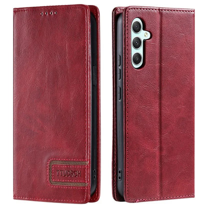 TTUDRCH Style 007 For Samsung Galaxy S24+ Case PU Leather RFID Blocking Phone Cover