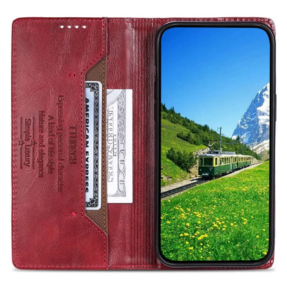 TTUDRCH Style 007 For Samsung Galaxy S24+ Case PU Leather RFID Blocking Phone Cover