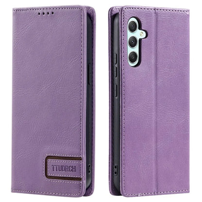 TTUDRCH Style 007 For Samsung Galaxy S24+ Case PU Leather RFID Blocking Phone Cover