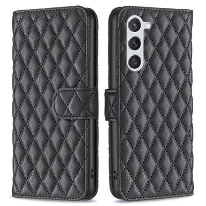 BINFEN COLOR BF Style-14 For Samsung Galaxy S24 Case PU Leather Wallet Stand Cellphone Cover