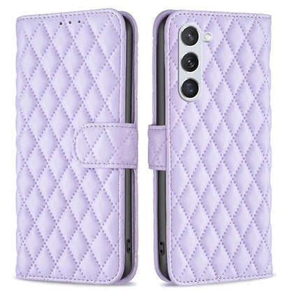 BINFEN COLOR BF Style-14 For Samsung Galaxy S24 Case PU Leather Wallet Stand Cellphone Cover