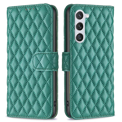 BINFEN COLOR BF Style-14 For Samsung Galaxy S24 Case PU Leather Wallet Stand Cellphone Cover