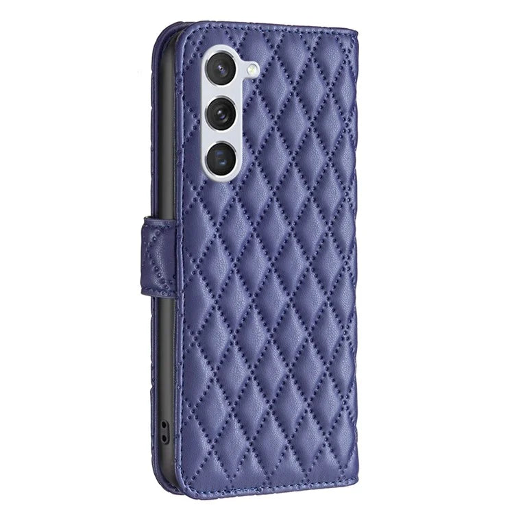 BINFEN COLOR BF Style-14 For Samsung Galaxy S24 Case PU Leather Wallet Stand Cellphone Cover
