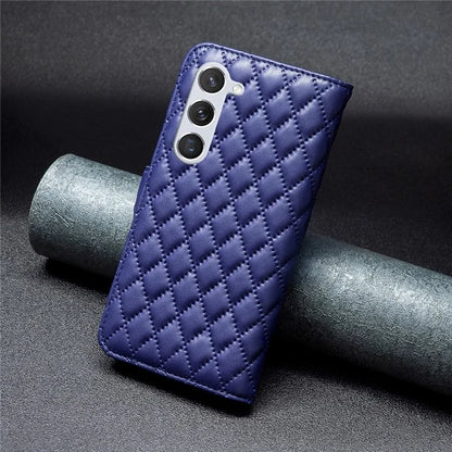 BINFEN COLOR BF Style-14 For Samsung Galaxy S24 Case PU Leather Wallet Stand Cellphone Cover