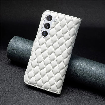 BINFEN COLOR BF Style-14 For Samsung Galaxy S24 Case PU Leather Wallet Stand Cellphone Cover