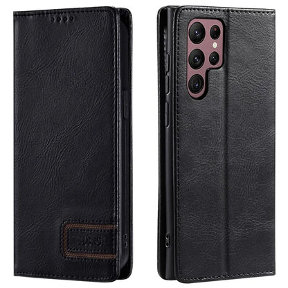 TTUDRCH Style 007 For Samsung Galaxy S24 Ultra Case RFID Blocking Wallet Cover